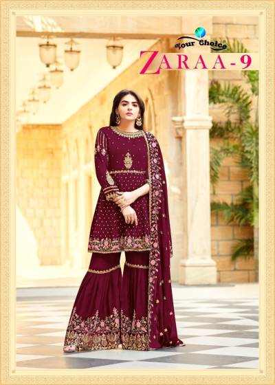 Zaraa Vol 9 By Your Choice Designer Eid Collection Sharara Suit collection